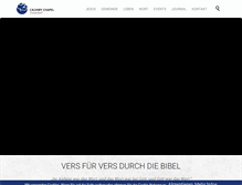 Tablet Screenshot of calvarychapelduesseldorf.de